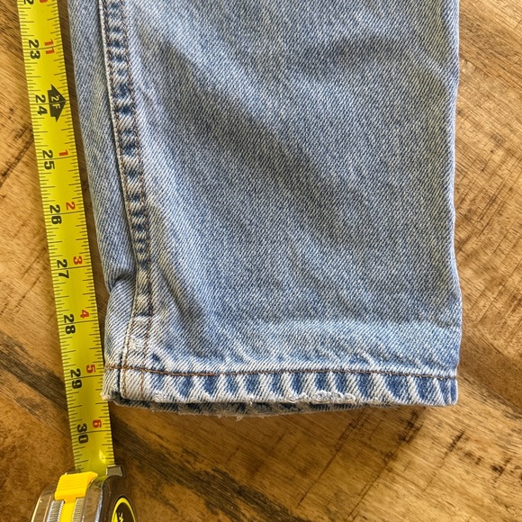 Vintage straight leg Kirkland signature soft faded blue jeans size 4/6 - Picture 14 of 15